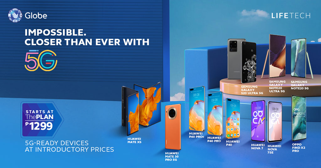 Globe offers discounted postpaid prices on 5G phones 87 Globe 5G devices and plans