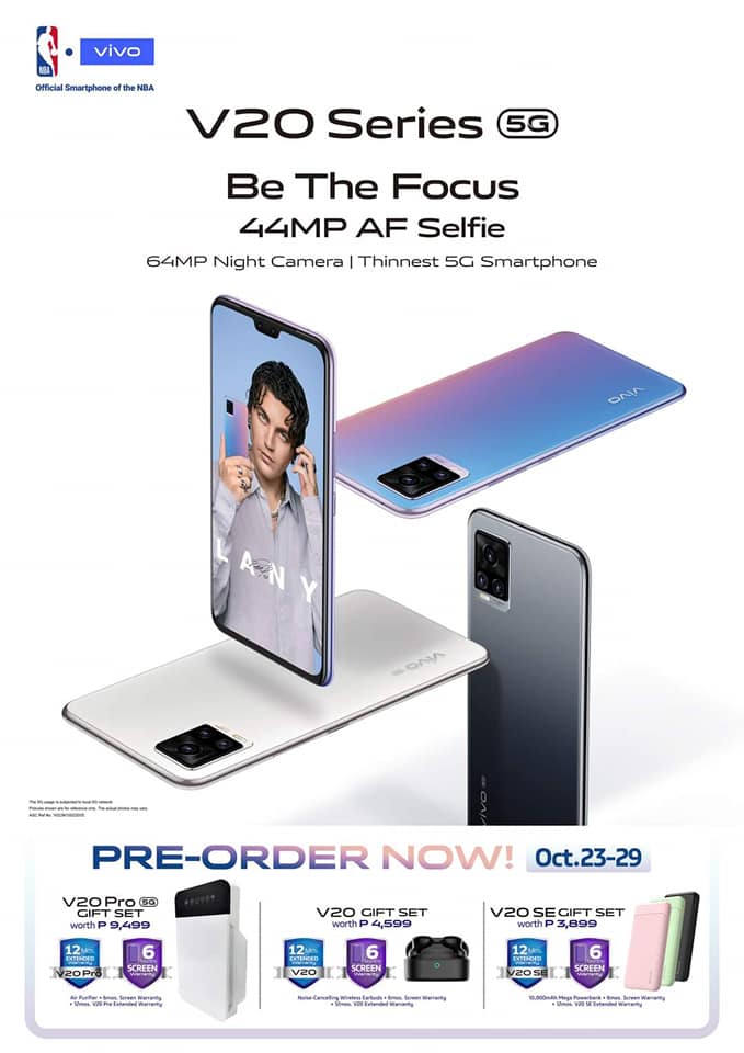 Vivo V20 SE, V20, V20 Pro: Price, Availability in the Philippines 90 vivo v20 preorder freebies philippines
