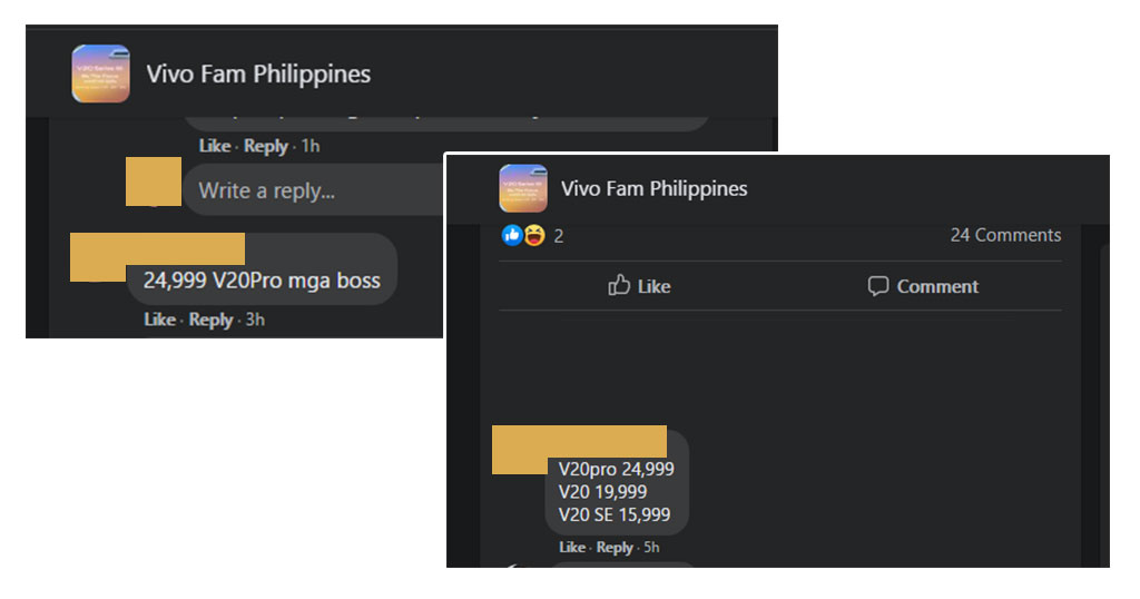 Vivo V20 SE, V20, V20 Pro: Price, Availability in the Philippines 91 vivo v20 series price ph vivopersonnel price sale