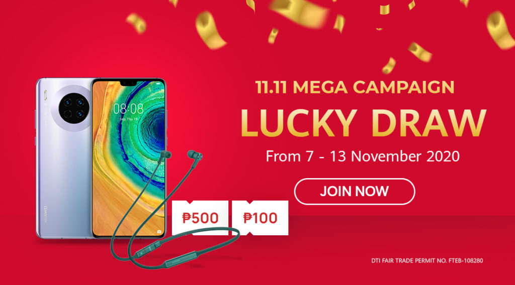 Huawei outs Online Store 11.11 Mega Campaign offers 91 Lucky Draw