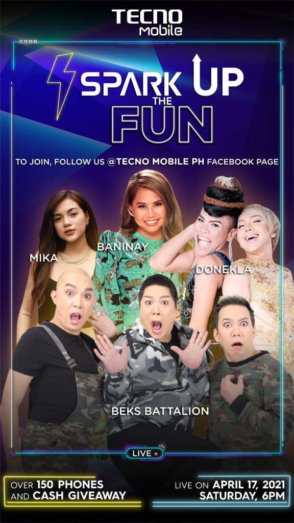 TECNO Mobile Sparks Up Your Summer With Engaging Livestreams And Giveaways 87 TECNO Mobile Livestream Event April 17 KV