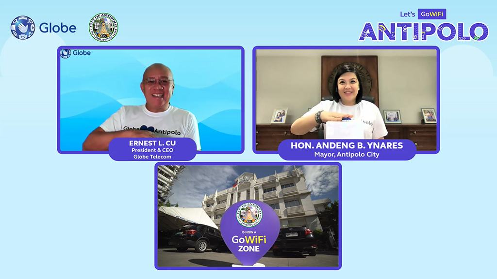 Globe aids Antipolo City with GoWiFi, AMBER SMS Platform 88 globe antipolo gowifi launch