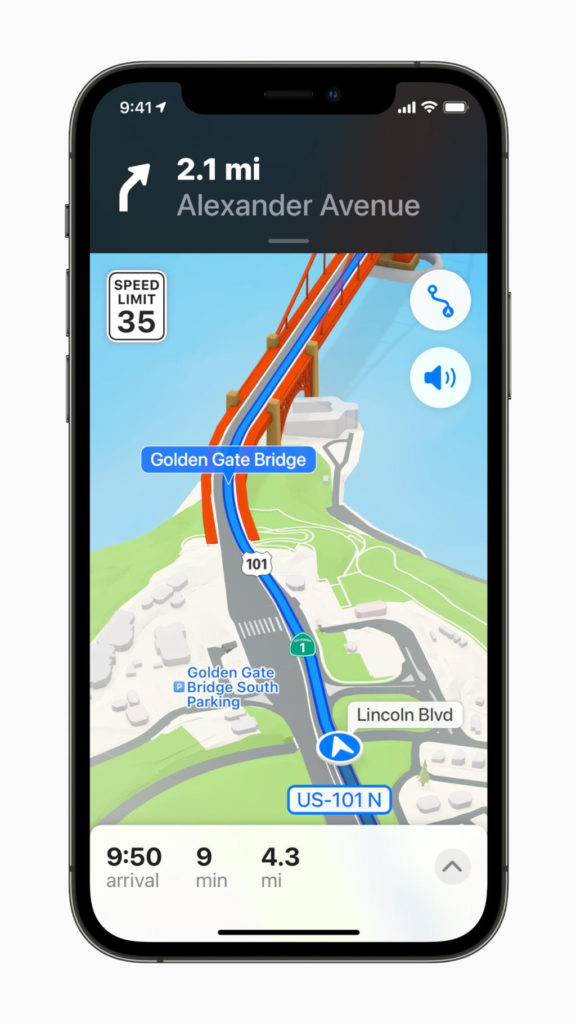 WWDC2021: Apple announces iOS 15, macOS Monterey, and watchOS 8 along with others 91 Apple iPhone12Pro iOS15 maps navigation 060721