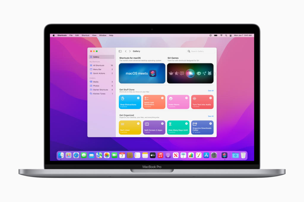 WWDC2021: Apple announces iOS 15, macOS Monterey, and watchOS 8 along with others 95 Apple macos monterey shortcuts gallery 06072021