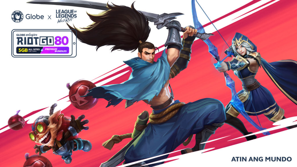 Globe RIOTGO promo now official with exclusive League of Legends: Wild Rift content 87 RiotGO80 KV