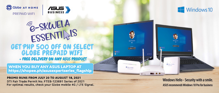 ASUS Business and Globe at Home partners for "E-Skwela Essentials" 87 KV1 MOTHER 700 x 300
