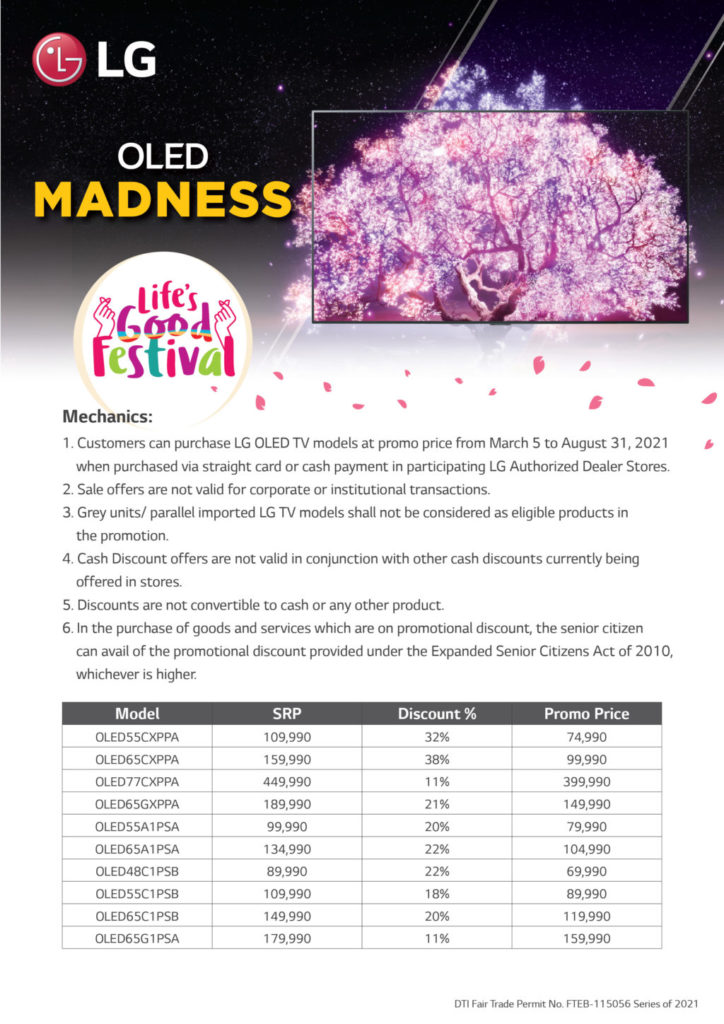 LG offers massive discounts on their OLED TVs 88 OLED Madness Poster 01