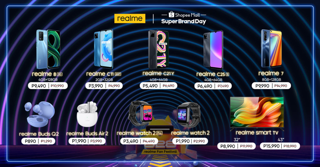 realme's Shopee Super Brand Day Sale 87 realme SBD PR