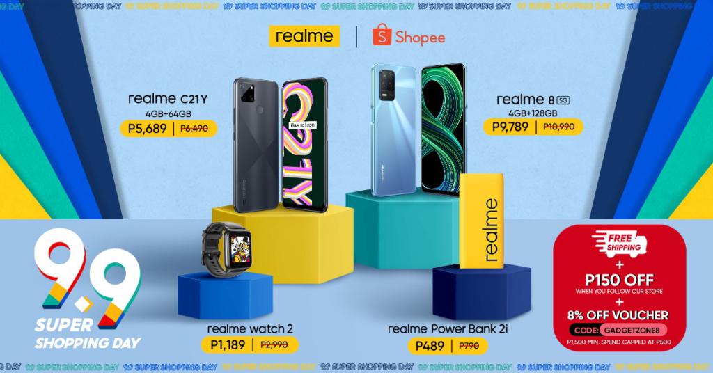 realme has lots of deals on Lazada and Shopee 9.9 Sale 88 99 PR 2