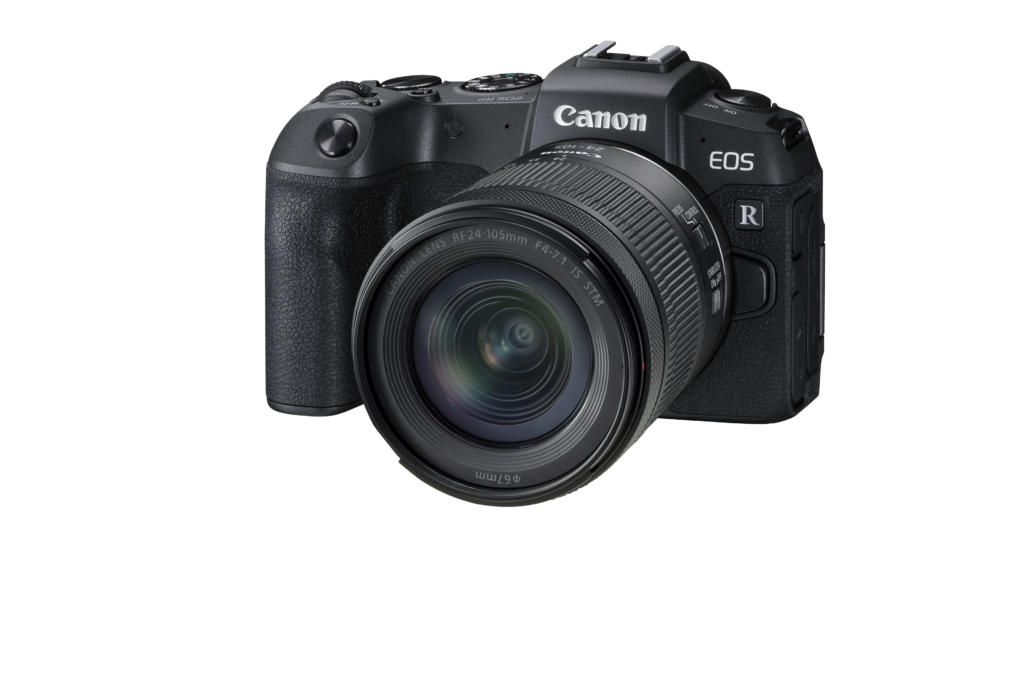 Canon introduces products for business and camera features 87 EOS RP w RF24 105mm F4 7.1 IS STM Front Slant