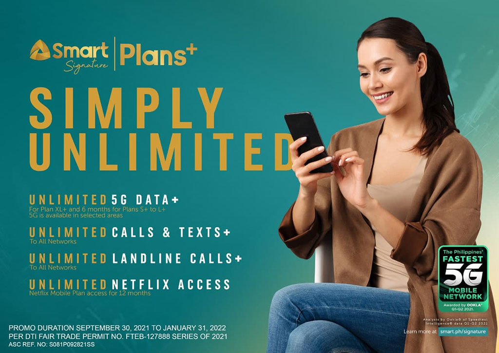 Smart outs new Postpaid Signature Plans+ with Unli 5G, All-Net Calls, SMS, Landline 87 smart signature plansplus philippines postpaid 2021 2