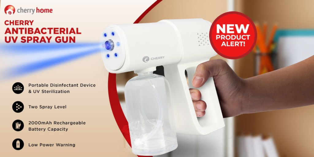 Cherry introduces new Cherry Home products 89 Antibacterial Spray Gun 1