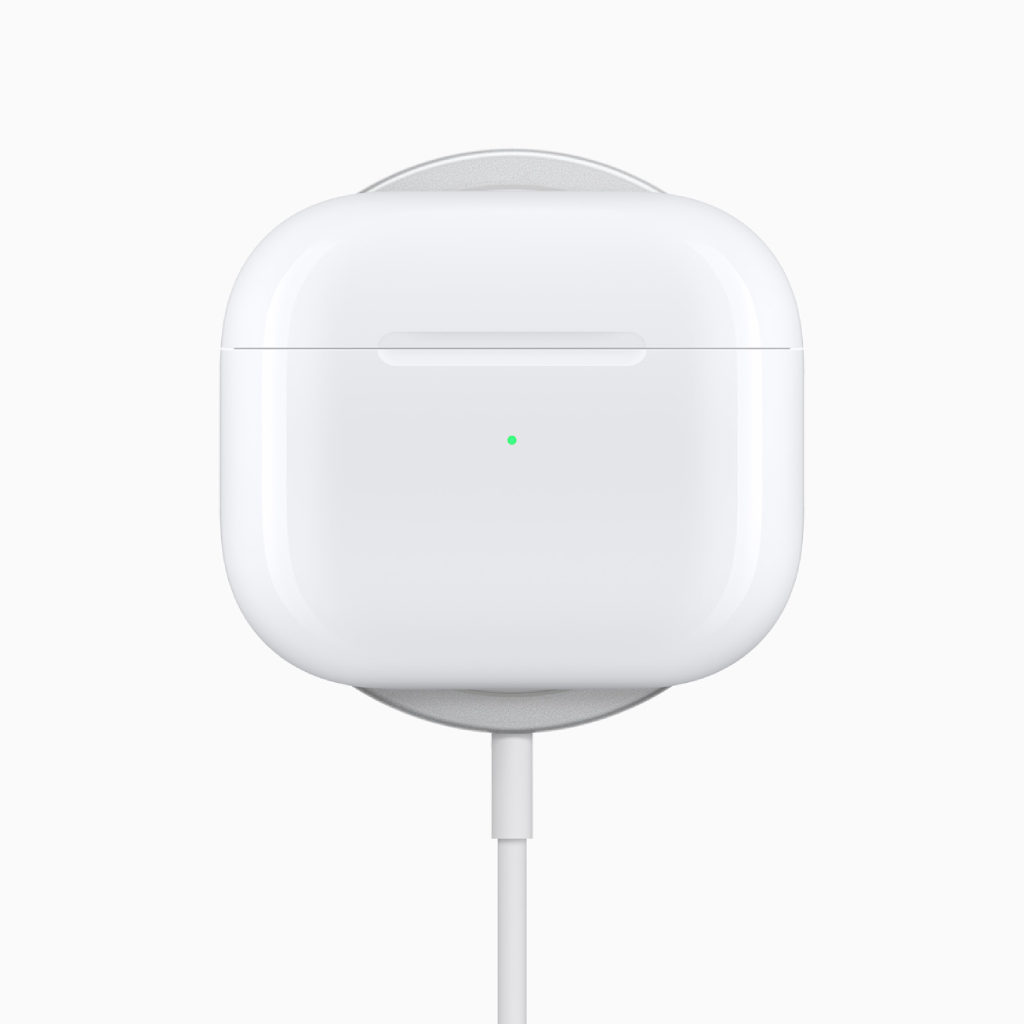 Apple AirPods (3rd Generation), new HomePod mini colors, Apple Music Voice Plan announced 91 Apple AirPods 3rd gen MagSafe charging 10182021 1
