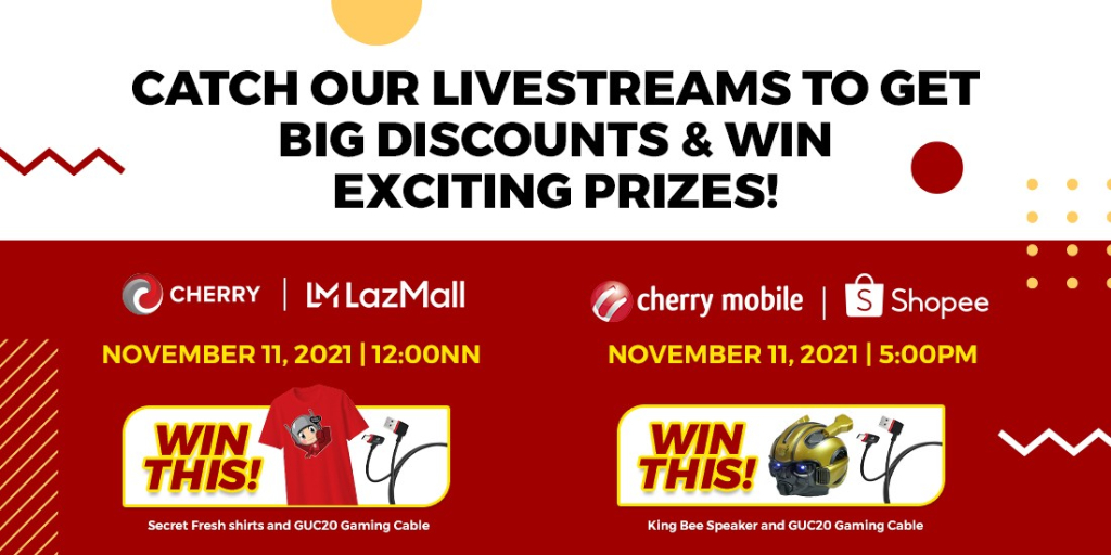 Catch these CHERRY 11.11 deals on Shopee and Lazada 92 2