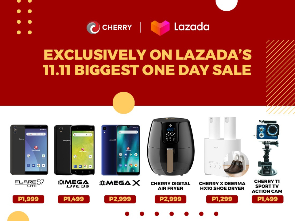 Catch these CHERRY 11.11 deals on Shopee and Lazada 91 4 1