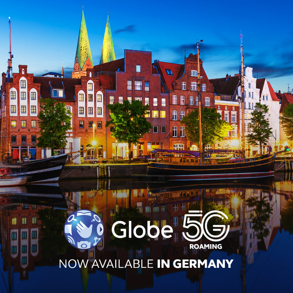Globe expands 5G coverage in Europe 88 Globe 5G Roaming now available in Germany