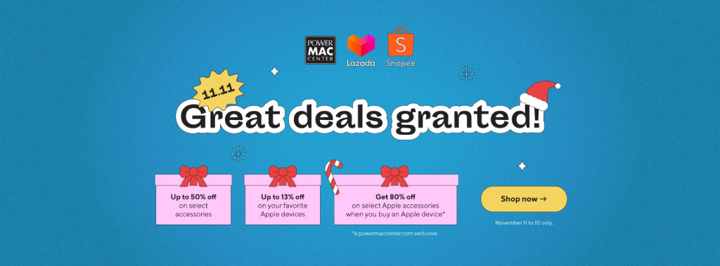 Safe and convenient shopping with Power Mac Center's EC Shopping 88 Great Deals Granted Nov 11 15 2021 PMC The Loop