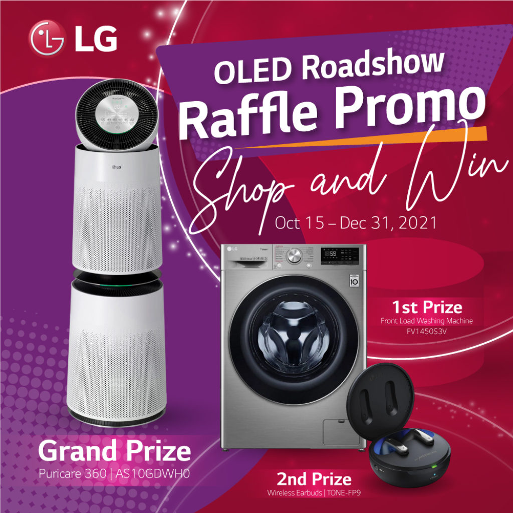 LG Electronics offers OLED TV perks, Roadshow Raffle 89 OLED Roadshow Raffle