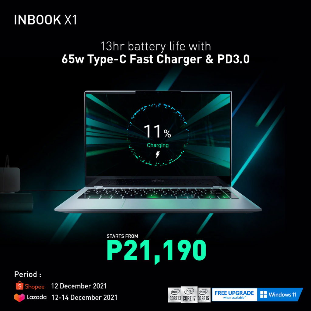 Infinix 12.12 Christmas Sale on Shopee and Lazada brings big discounts 89 Infinix INBook 12.12.2021 promo