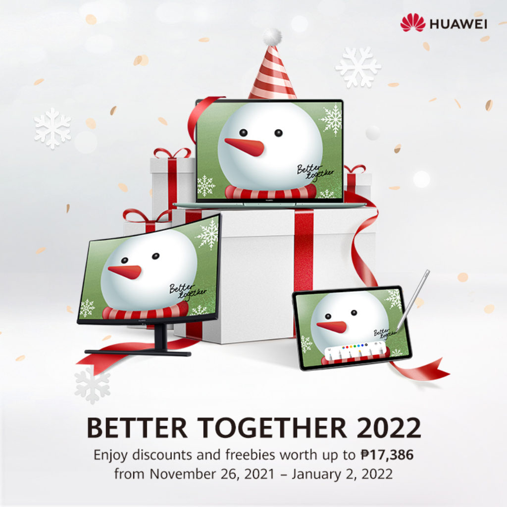 Huawei outs Christmas deals on MateView Display Family 90 MateBookj