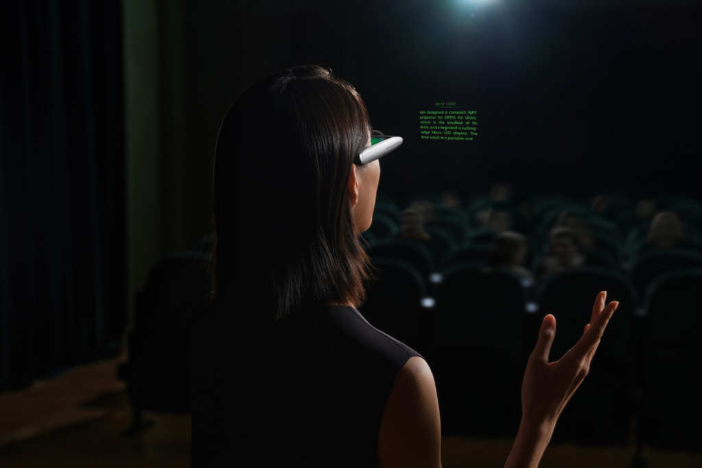 OPPO Air Glass: Specs, Features, Availability 91 Copy of 4. OPPO Air Glass Teleprompter