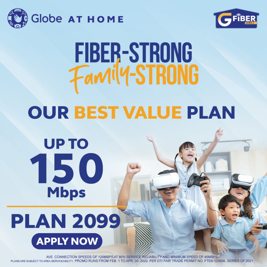 Globe outs new GFiber Internet Plans in the Philippines 88 Globe At Home G Fiber 2099