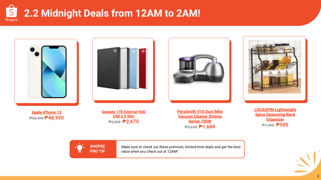 Best Deals from the Shopee 2.2 Free Shipping 88 Open 2.2 Free Shipping Sale Campaign Preview 2