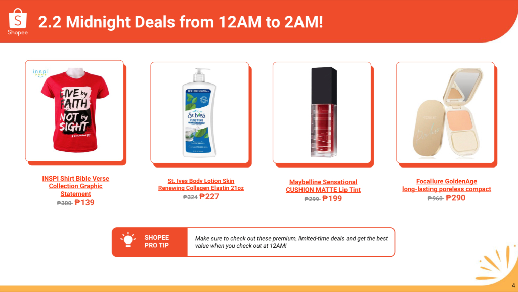 Best Deals from the Shopee 2.2 Free Shipping 90 Open 2.2 Free Shipping Sale Campaign Preview 3