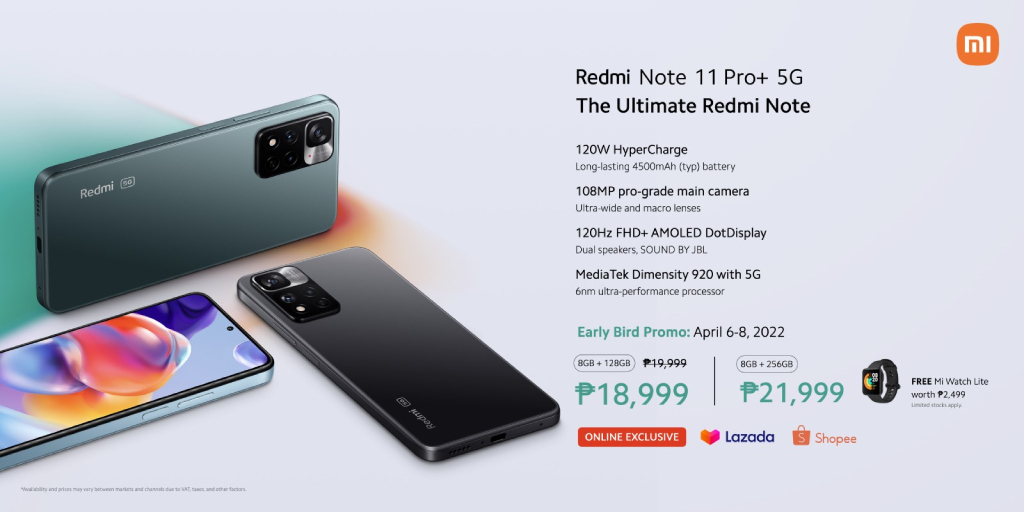 Xiaomi Redmi Note 11 Pro+ 5G, Redmi Note 11S 5G, Redmi 10 5G: Price, Features, Specs, Availability in the Philippines 88 0 02 06 485a45ad6fb770bf0da16ca01746e09d2a1c6005fdb71eb13c1b8dac9459b096 adc8d856e249058d
