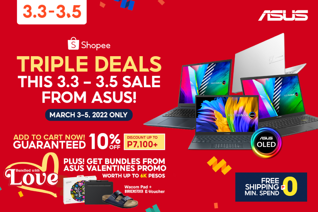ASUS and ROG brings Shopee 3.3 Sale exclusive deals 88 Consumer Banner