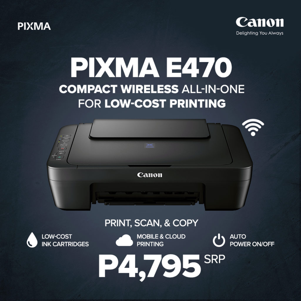 Canon PIXMA E-Series, PIXMA G-Series: Price, Features, Availability, Where to buy in the Philippines 87 PIXMA E Series