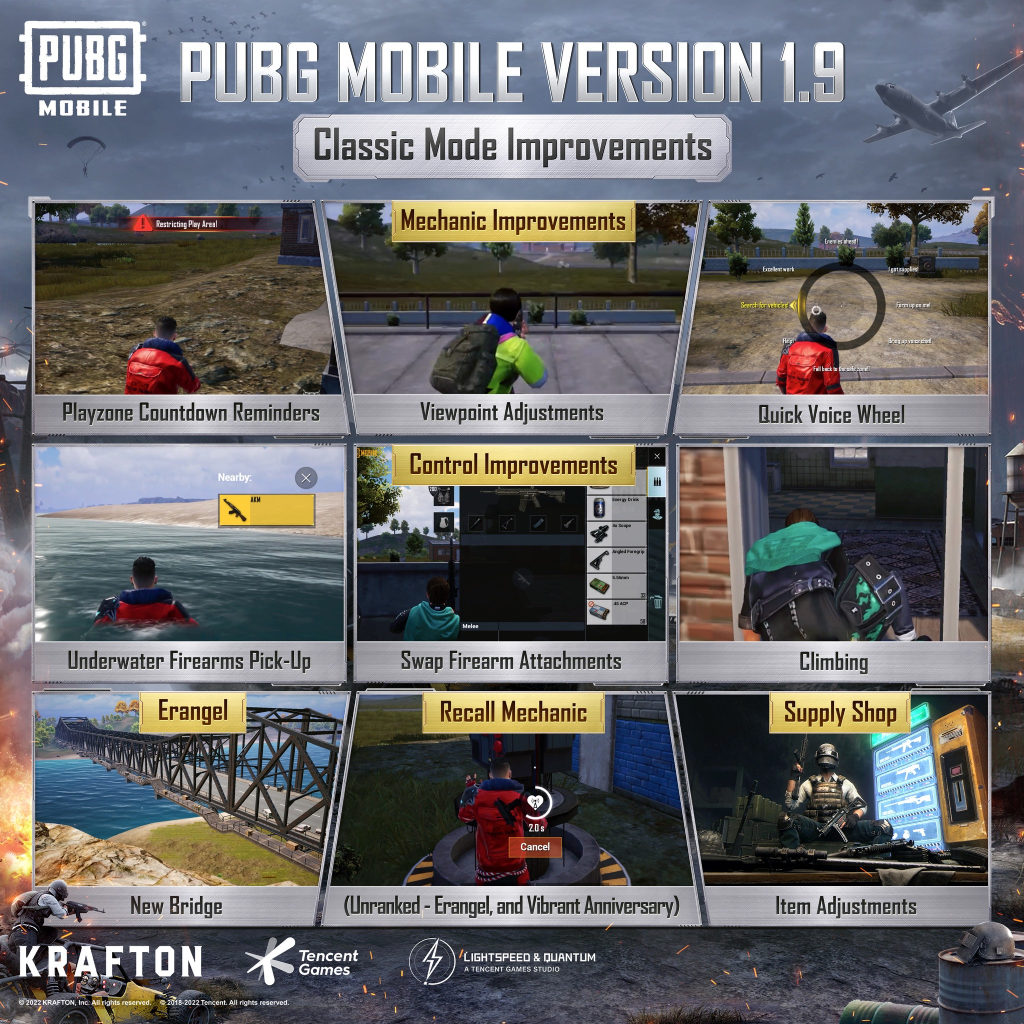 PUBG MOBILE 1.9 update brings new gameplay improvements, bug fixes 88 PUBG MOBILE Version 1.9