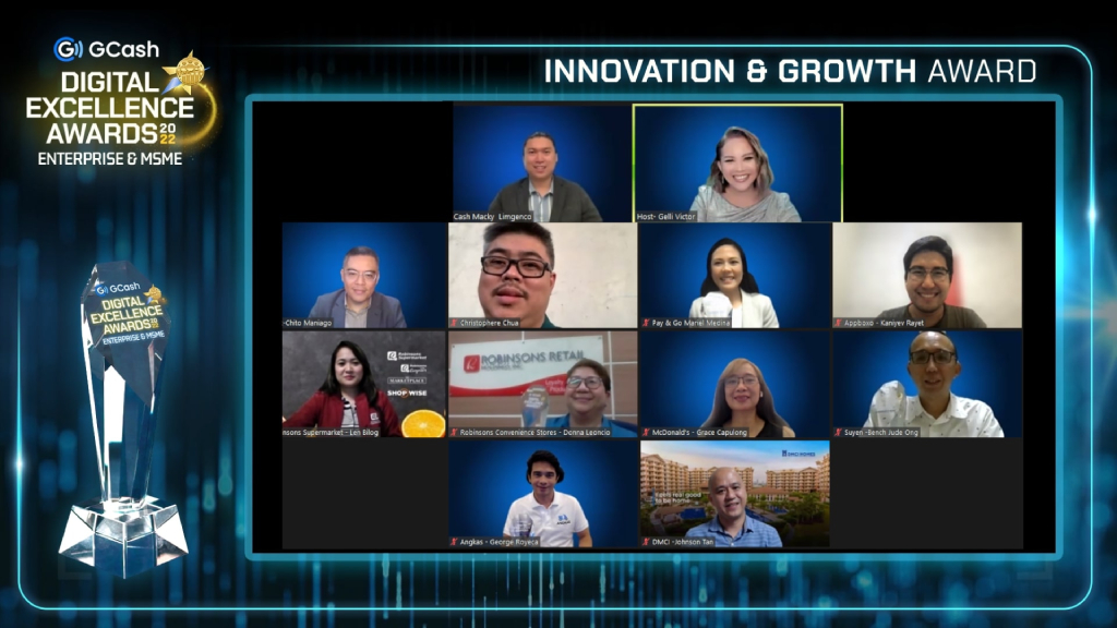 GCash Digital Excellence Awards recognize the Enterprise and MSME sector 89 07 Innovation Growth
