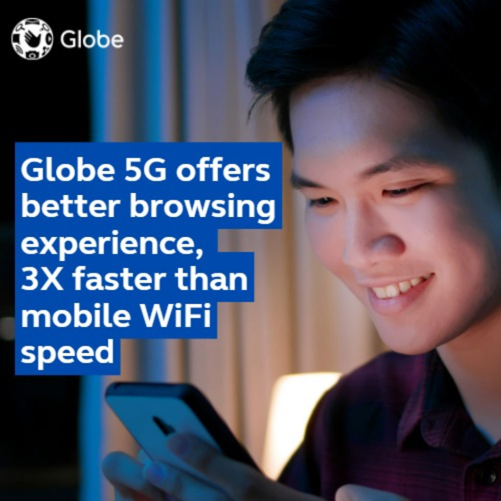 Globe 5G delivers three times faster speed than mobile WiFi 87 5G speed KV
