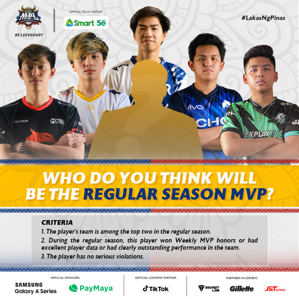 MPL Philippines releases new rules for selecting Regular Season MVP 87 Banner image MPL PH S9 Regular Season MVP