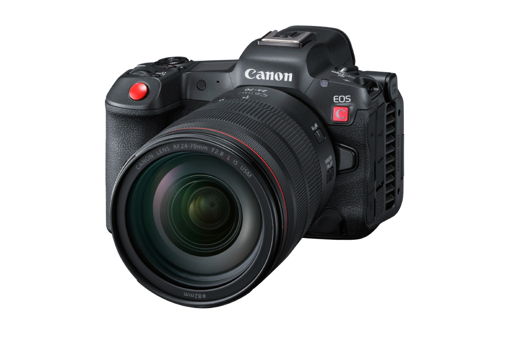 Canon EOS R5 C, RF 5.2mm Dual Fisheye lens: Price, Specs, Pre-order details in the Philippines 87 EOS R5C Front left w RF24 70mm f2.8L IS USM