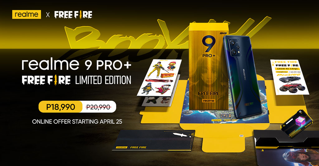 realme 9 Pro+ Free Fire Limited Edition: Price, Specs, Features in the Philippines 89 realme 9 proplus philippines free fire limited edition3