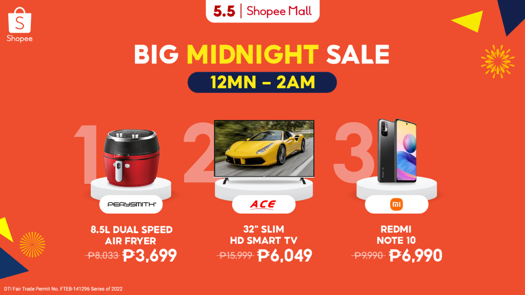 Shopee releases 5.5 Brands Festival deals 87 5.5 Brands Festival Rush Sale 1