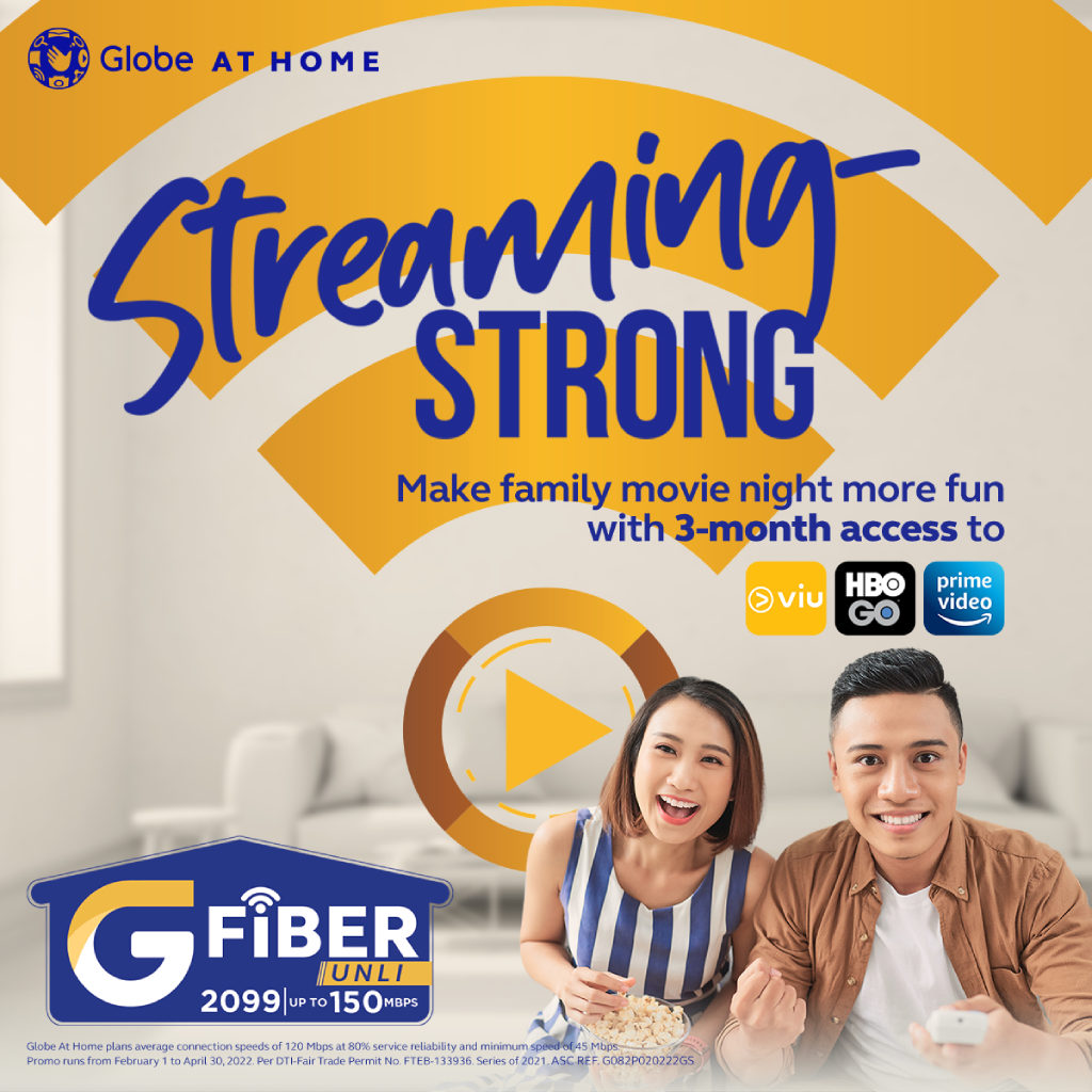 Globe GFiber packages bring Amazon Prime Video, HBO Go, Viu 87 GAH KV streaming