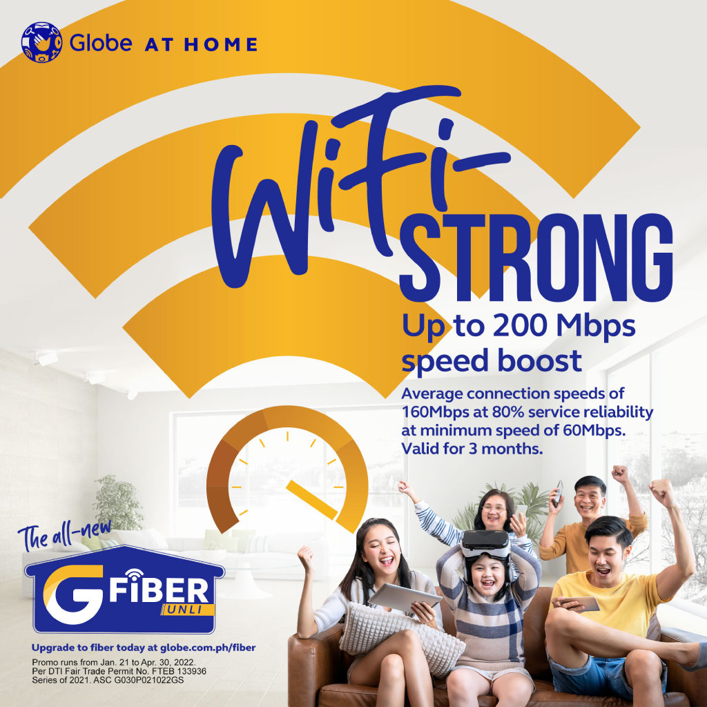 How Globe's GFiber Plans can help online learning, WFH setups 87 Globe at Home GFiber
