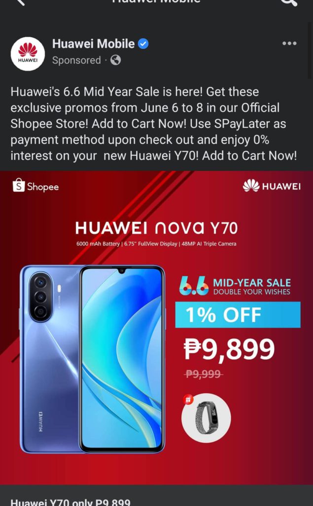 Huawei nova Y70: Specs, Features, Price , Where to Buy in the Philippines 88 282107392 2380971602202471 3336569610475974195 n