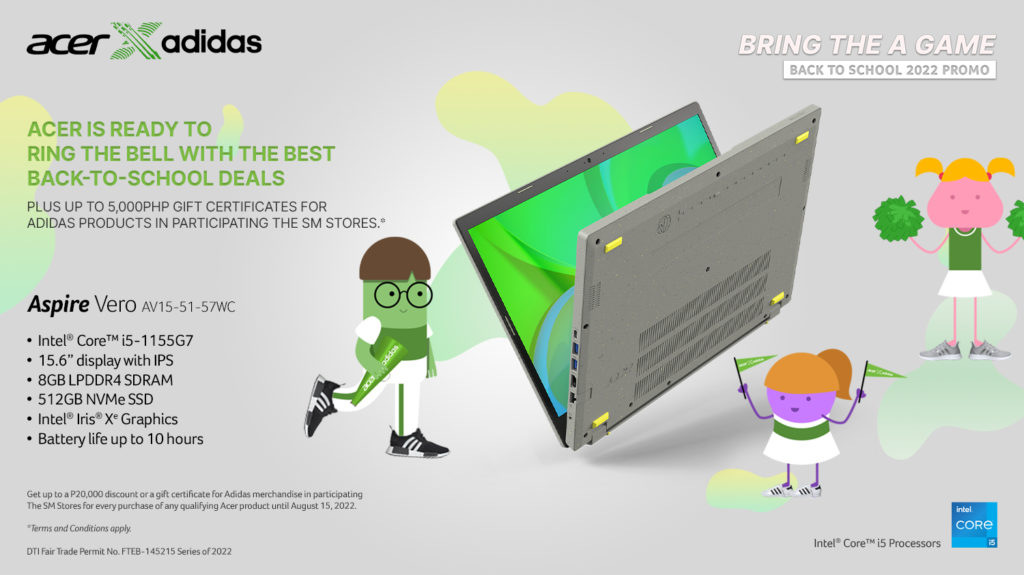 Bring your A-game with Acer's back-to-school deals 89 Acer x Adidas Laptop