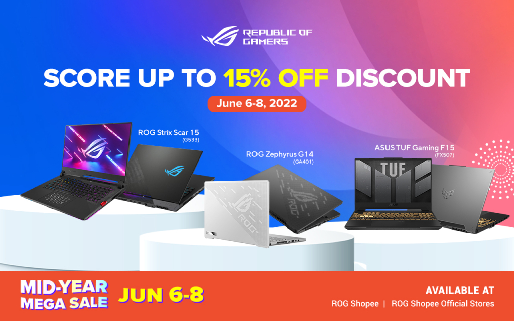 ASUS, ROG outs Shopee, Lazada 6.6 deals 89 PR Cover Banner Album ROG
