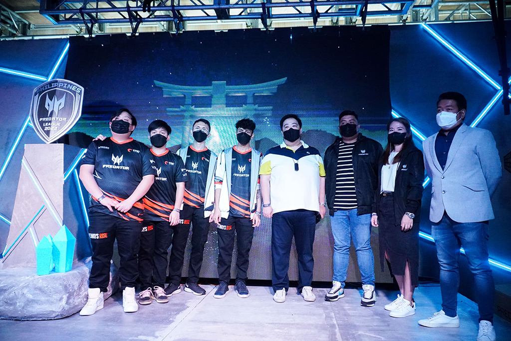 Record Php 1 million prize pool at the upcoming Predator League 2022 Philippine Finals 88 TNC Predator Wilhelm Uy Senior Sales Manager Acer Consumer Gaming Business Jelo Paguntalan Product Management Acer Consumer Gaming Business Ms