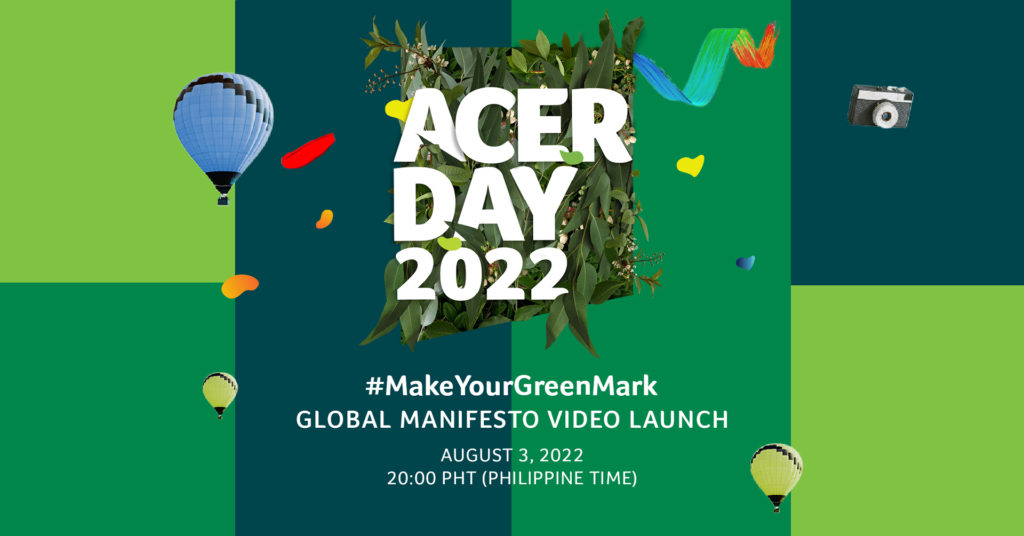 Acer Day 2022 Reaffirms Commitment to Sustainability 87 Acer Day 2022 Manifesto Video Launch on August 3