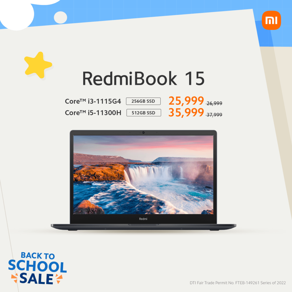 Xiaomi's Back To School Sale brings discounts on laptops, wearables, audio 88 back to school 2022 REDMIB15