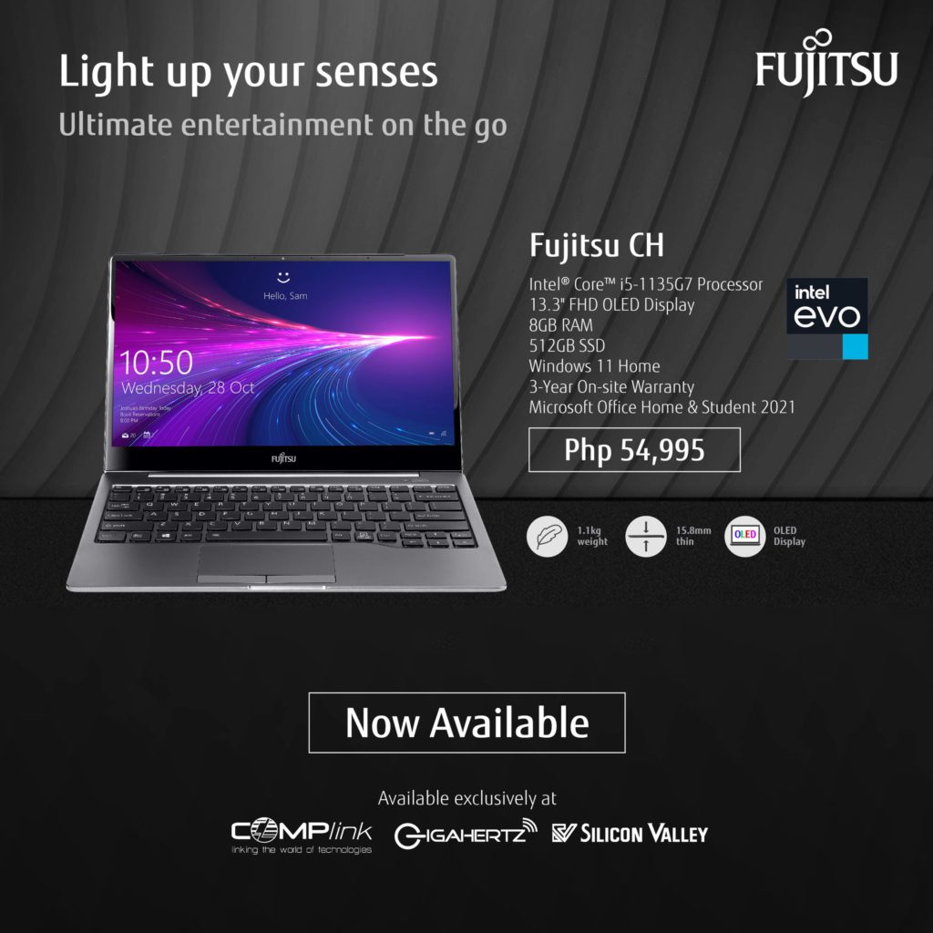 Fujitsu UH-X & Fujitsu CH Laptops Launched: Specs, Features, and Price in the Philippines 91 fujitsu ch ph specs card walastech