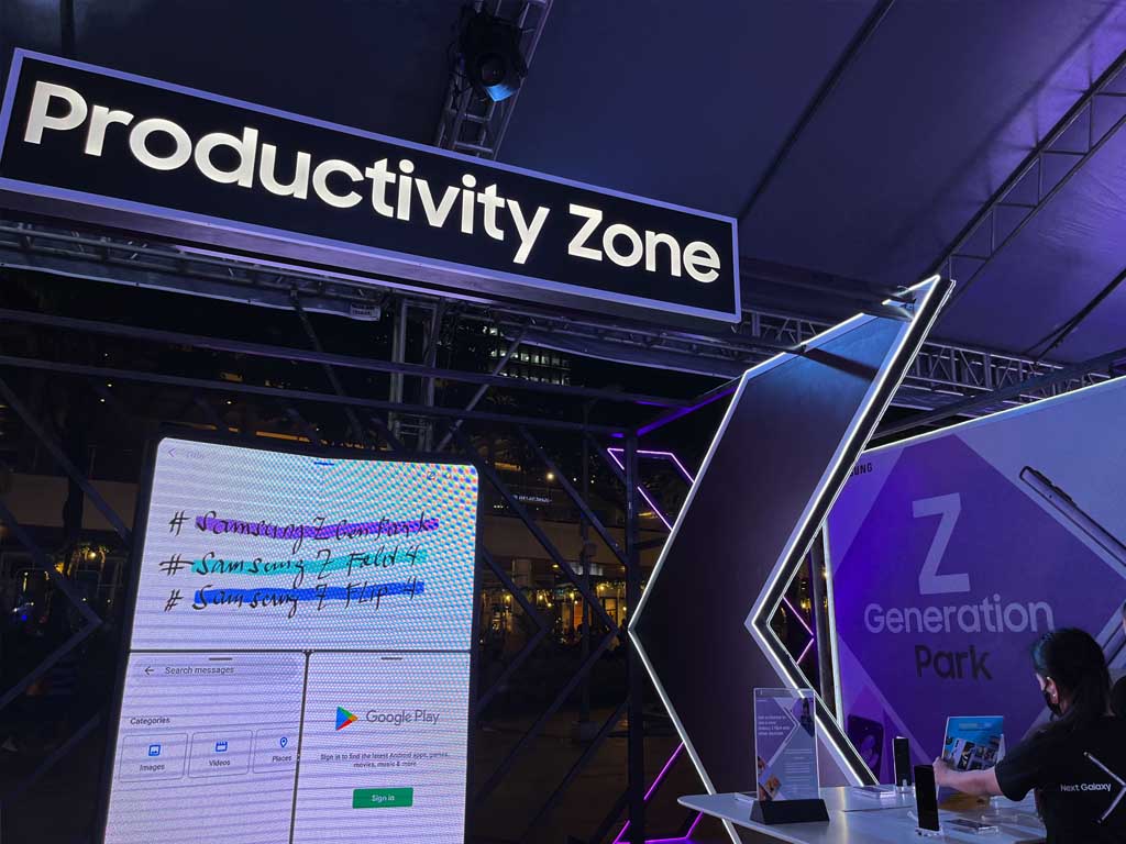 IN PHOTOS: Experience Latest Galaxy Z Flip4, Buds2 Pro, and more on Z Generation Park 90 Z Gen Park 02