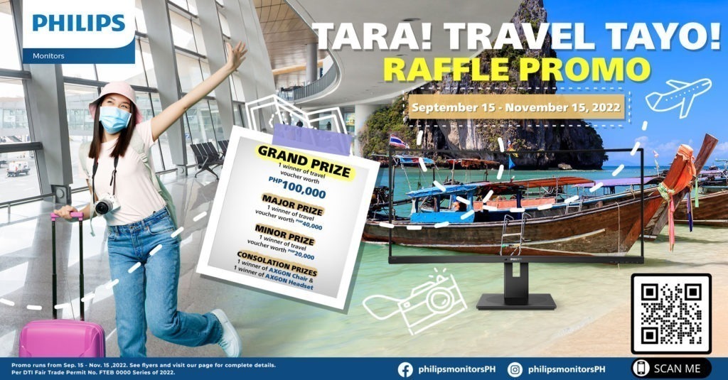 Travel in style with Philips Monitors' new 'Tara, Travel Tayo' promo 87 PHILIPS Tara Travel Tayo Promo Web PR Banner