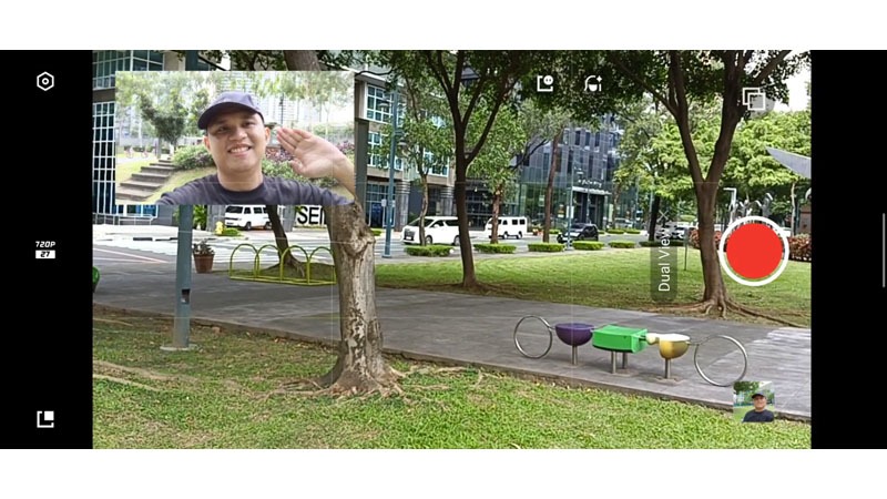 vivo V25e Review 108 vivo V25e full review camera 02 dual view
